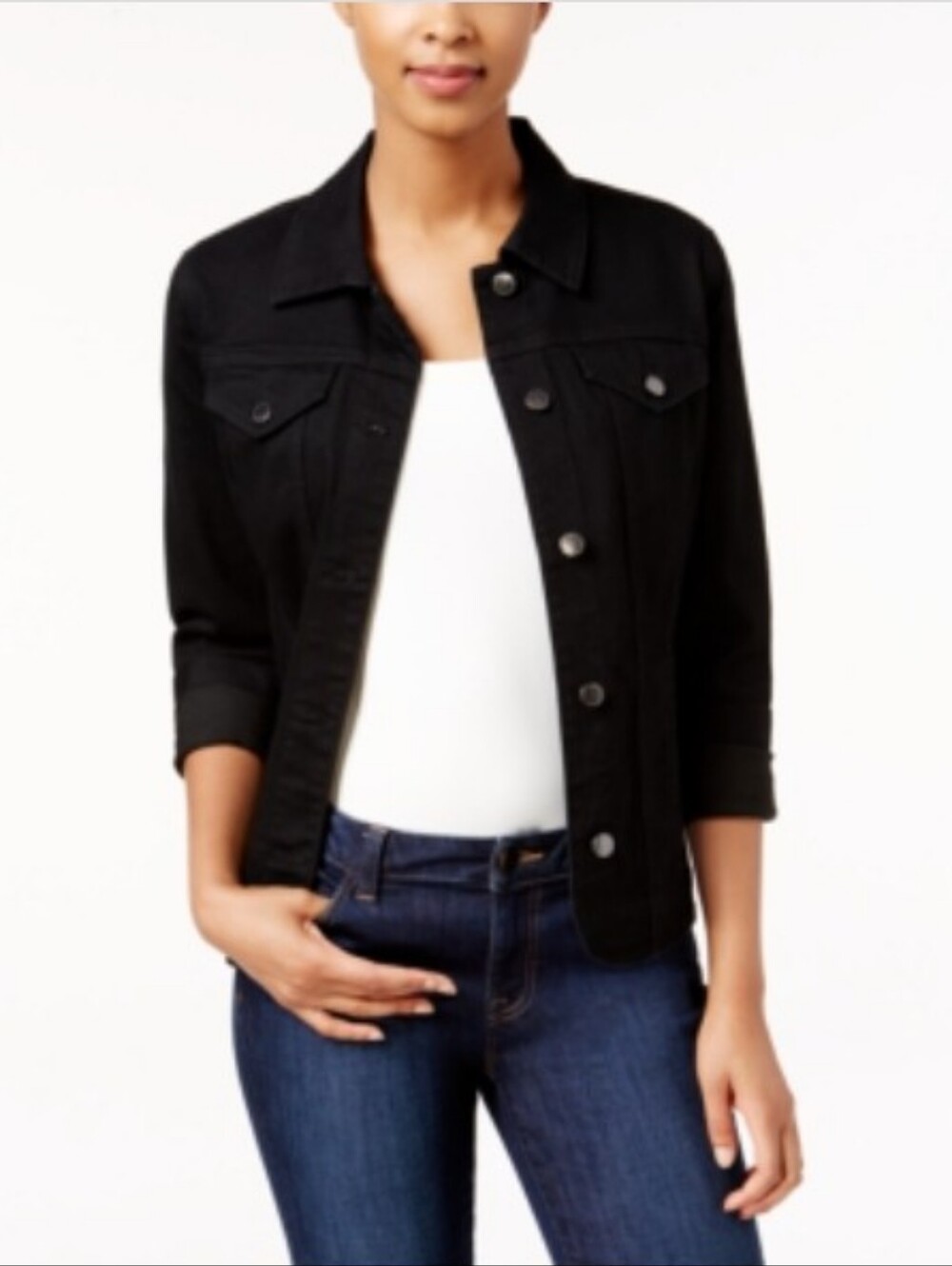 Charter Club Petite Denim Jacket- MP